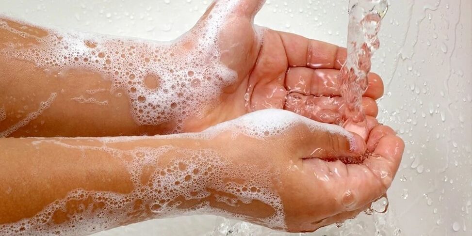 lavado de manos para prevenir la infestación de parásitos